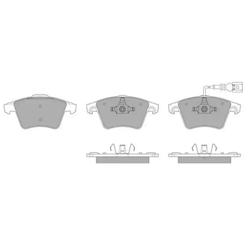 Comandă online - FRE-FBP-1366 Set placute frana,frana disc