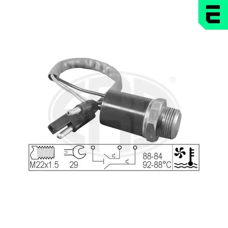 E-330201 Comutator temperatura, ventilator radiator - Disponibil