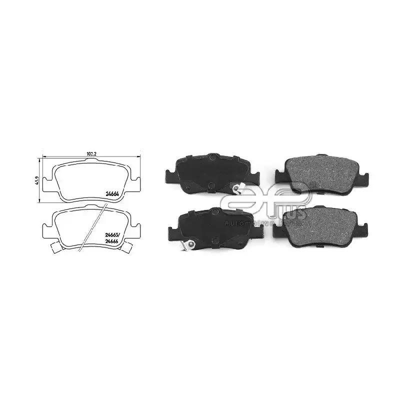 APL-71178BAAP Set placute frana,frana disc - Ultima șansă