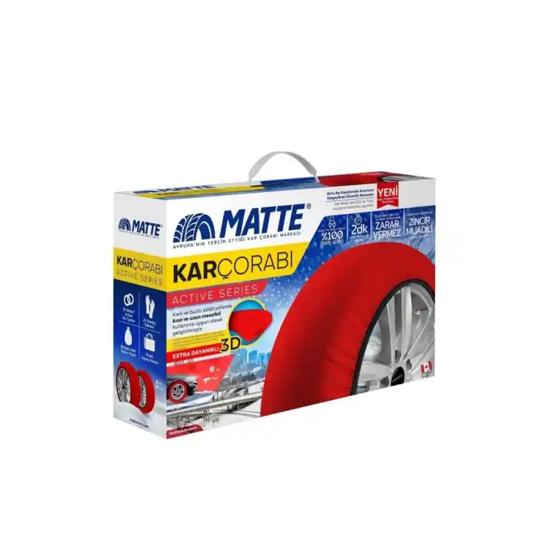 Alegerea clienților | Lanturi Auto Textile Zapada 3D Matte rosii marime S