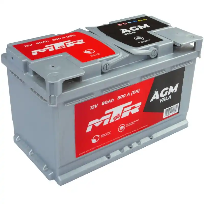 Acumulator MTR AGM-VRLA 80 Ah Start-Stop | Ofertă promoțională