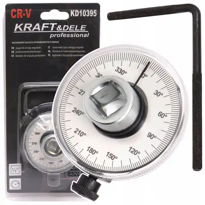Adaptor cheie dinamometrica, cheie masurare unghi strangere, protractor (KD10395) | Până la epuizarea stocului