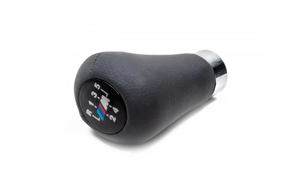 BMW 3 Series E36 1990-2000 Maner schimbator viteze OEM (piele ecologica, negru neted) - Retur gratuit