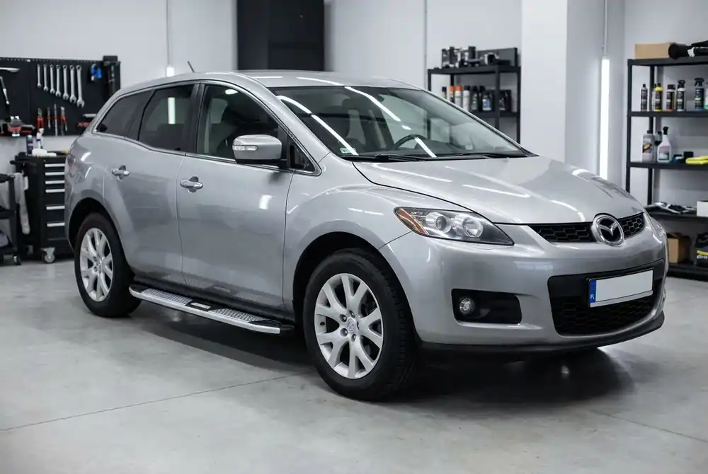 Mazda CX-7 2006-2012 Praguri Laterale Mevsim Grey (2 buc, Aluminiu) | Produs recomandat