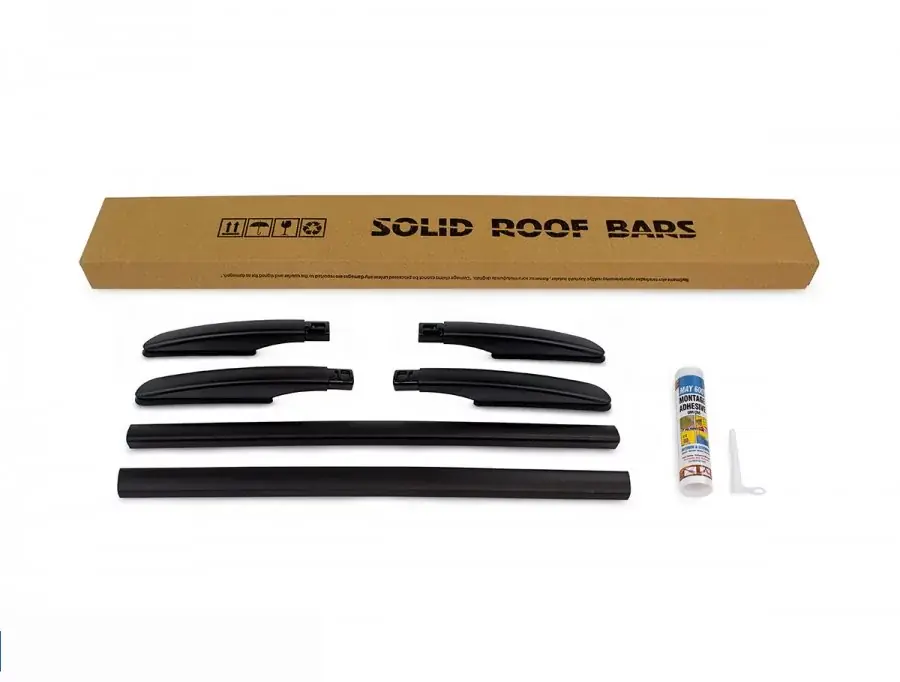 Comandă azi - Audi A3 2012-2020 Bare longitudinale OmsaLine Solid (2 buc, negre)