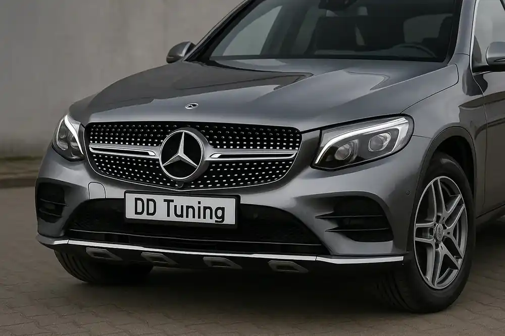 Comandă rapid | Mercedes GLC coupe C253 2016-2023 Grila Fata Diamond Silver (2015-2019)