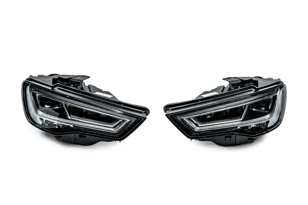 Audi A3 2012-2020 Faruri fata Full LED (pentru HALOGEN, 2012-2016, 2 buc) - Nu rata