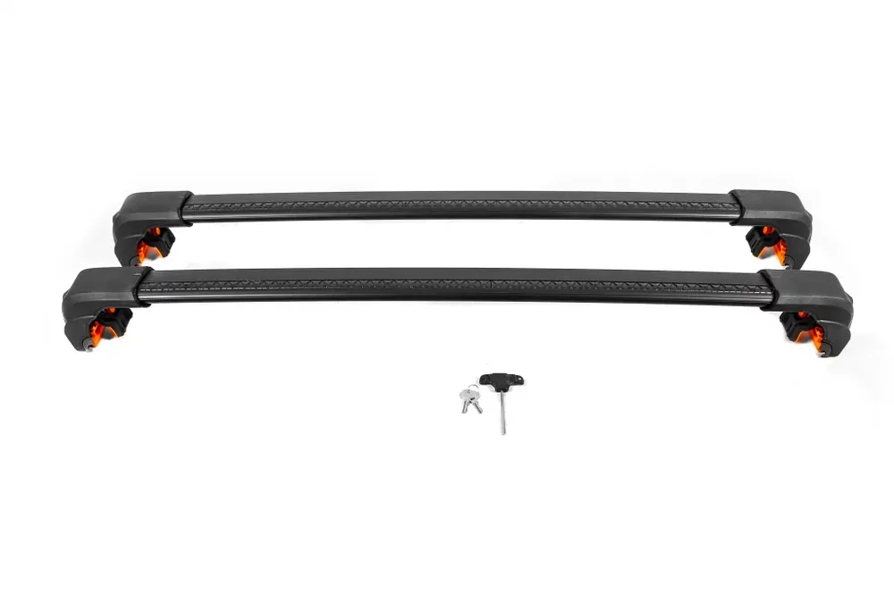 Volvo XC90 2015- Bare transversale pentru bare longitudinale integrate cu cheie Ecem V2 (set 2 buc) | Plasează comanda