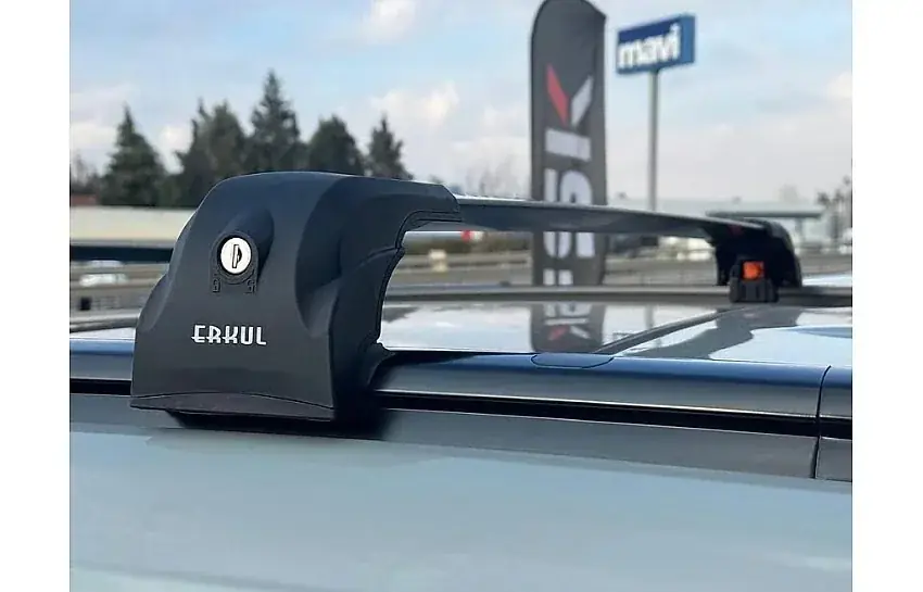 Acura MDX 2021- Bare transversale pentru bare longitudinale integrate cu cheie Ecem V2 (set 2 buc) pana la 120 cm, Gri | Livrare expres